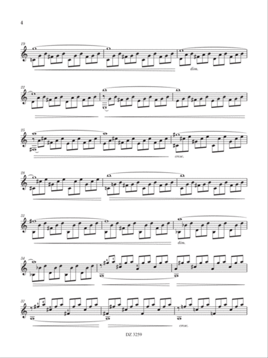 Saginaw Suite Classical Guitar scores gallery preview page 4