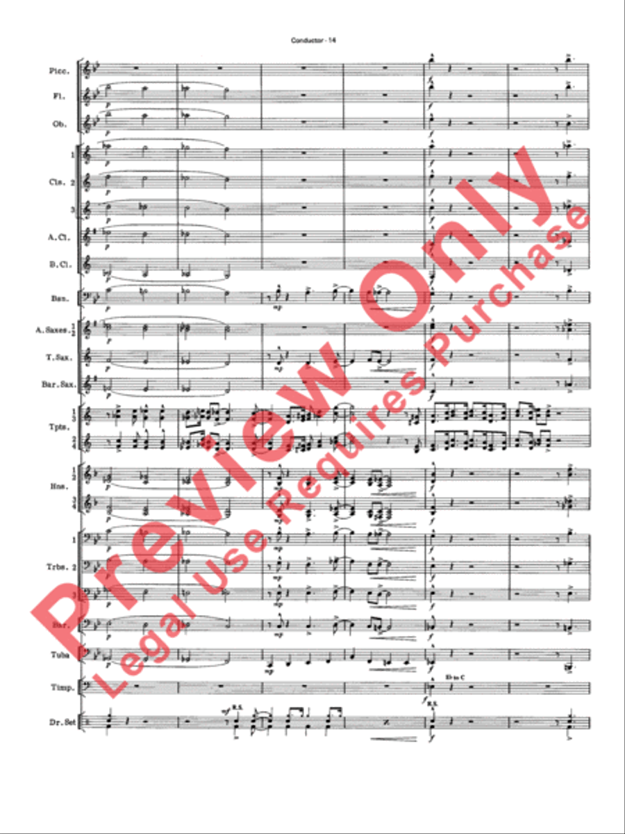 Four of a Kind Four of a Kind Concert Band scores gallery preview page 17
