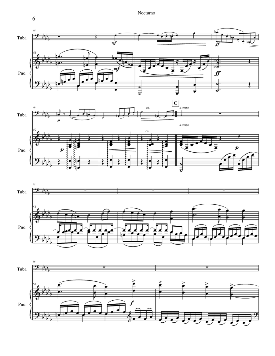 Nocturno, Op. 7 Piano scores gallery preview page 6