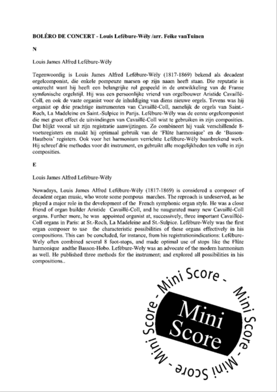 Bolero de Concert Brass Band scores gallery preview page 5