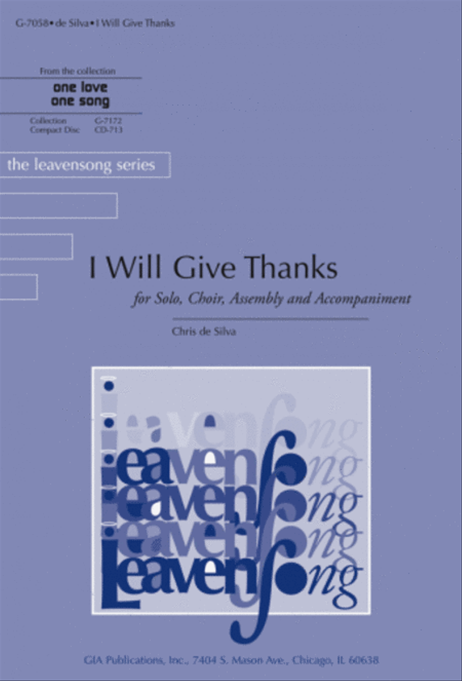 I Will Give Thanks - Guitar edition Guitar scores gallery preview page 1