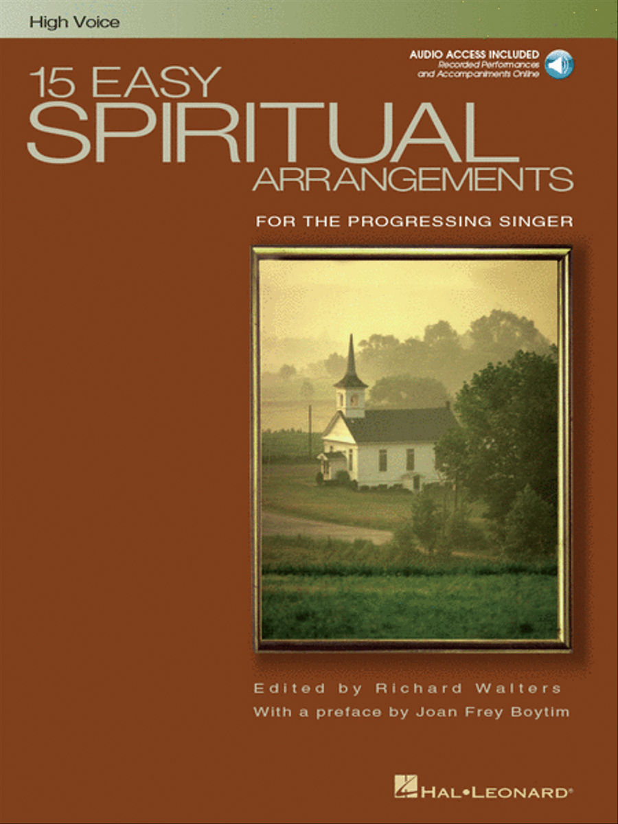 15 Easy Spiritual Arrangements for the Progressing Singer Voice scores gallery preview page 1
