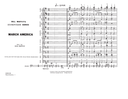 March America - Conductor Score (Full Score)