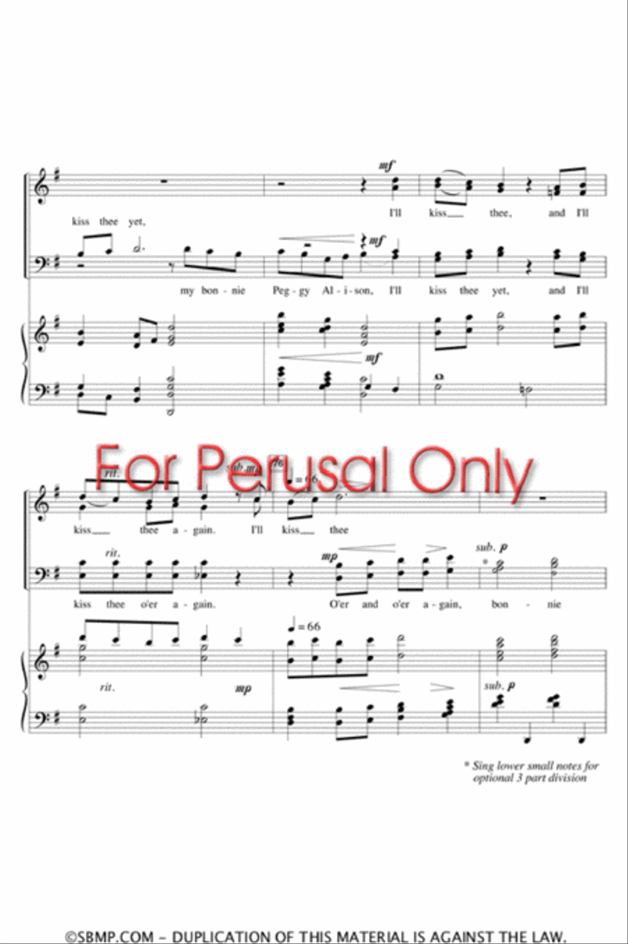 And I'll Kiss Thee Yet - SATB Octavo 4-Part scores gallery preview page 8