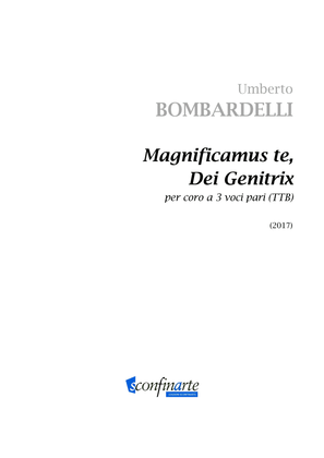 Umberto Bombardelli: MAGNIFICAMUS TE, DEI GENITRIX (ES-20-118)