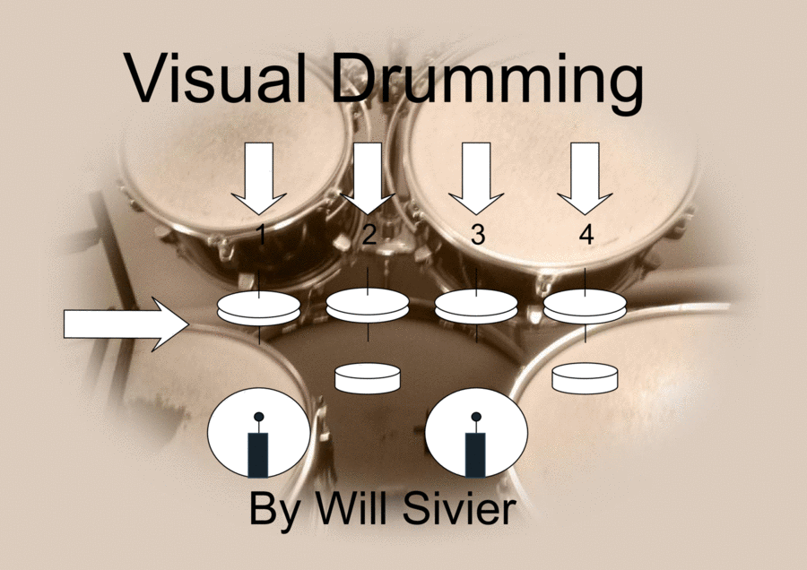 Visual Drumming Drum Set scores gallery preview page 1