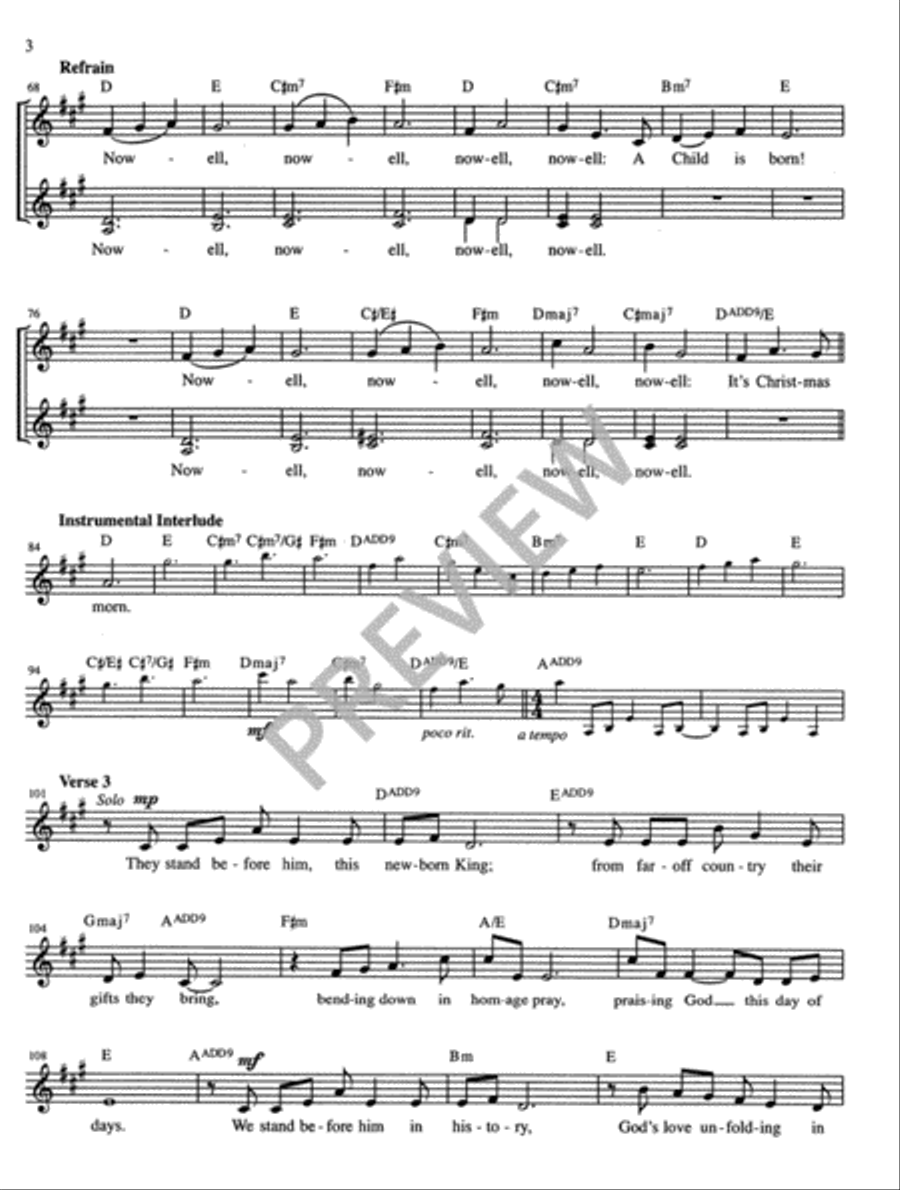 Nowell, Nowell - Guitar edition Guitar scores gallery preview page 3