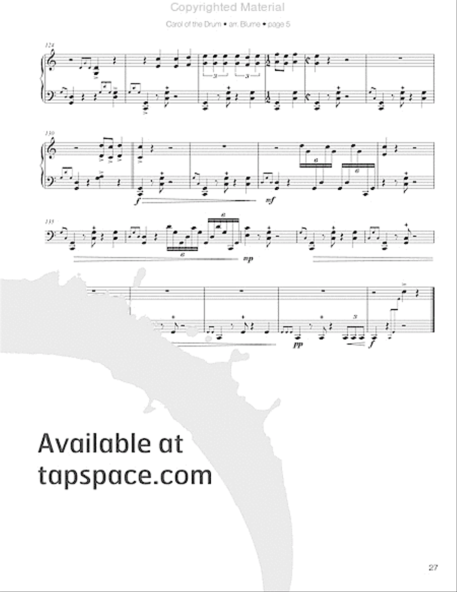 Winterludes Marimba scores gallery preview page 30