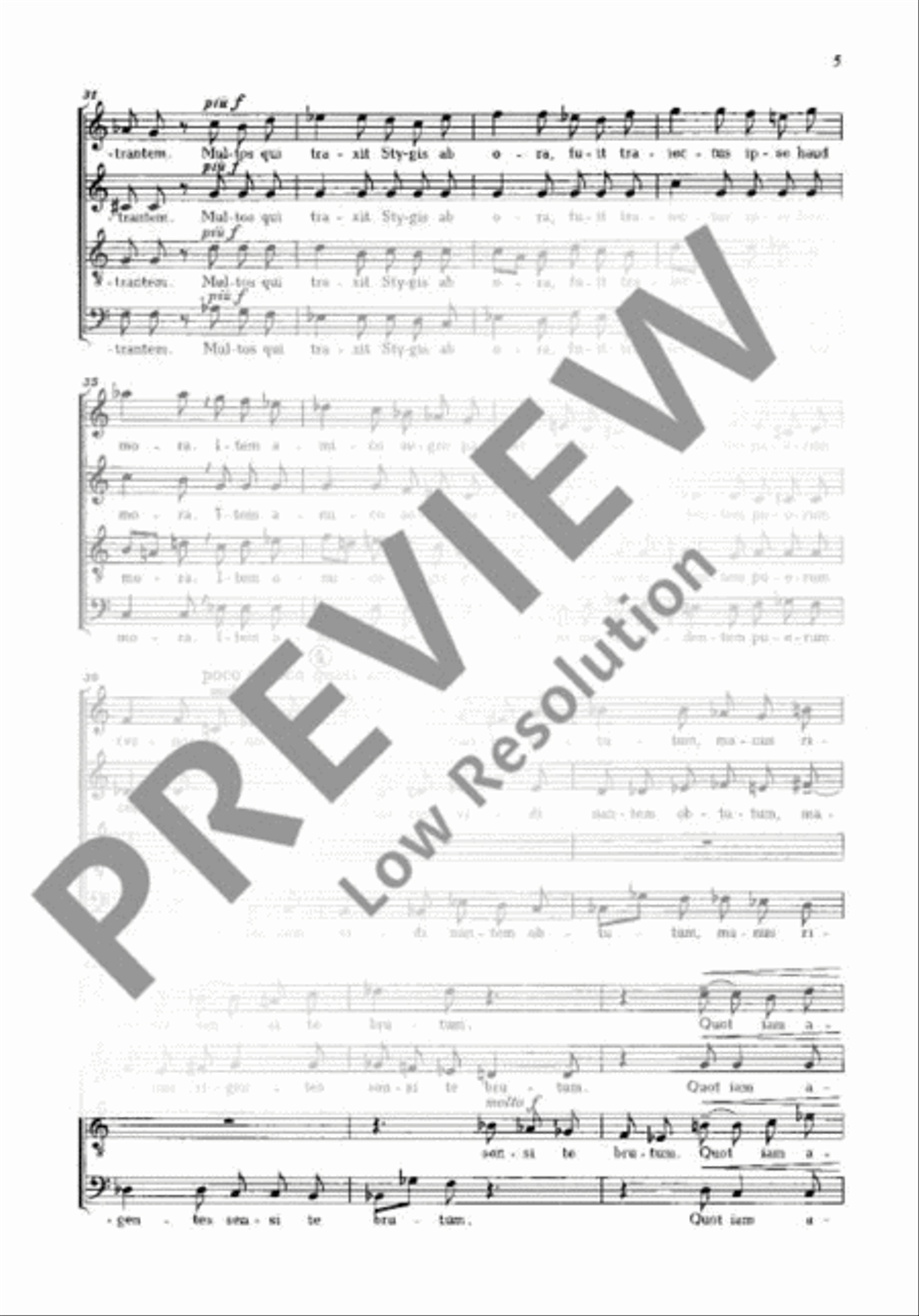 Tres Laudes 4-Part scores gallery preview page 5