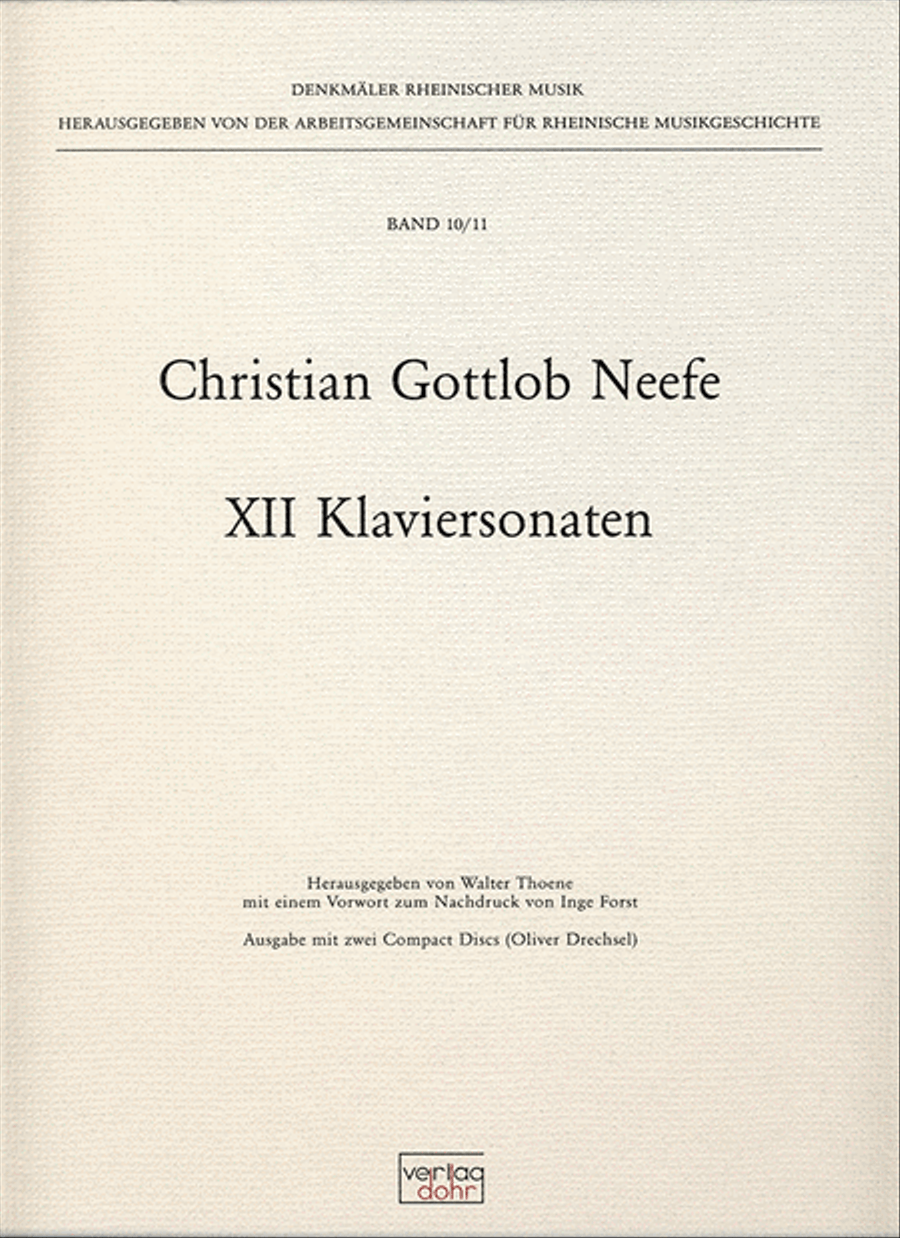XII Klaviersonaten XII Klaviersonaten Piano Solo scores gallery preview page 1