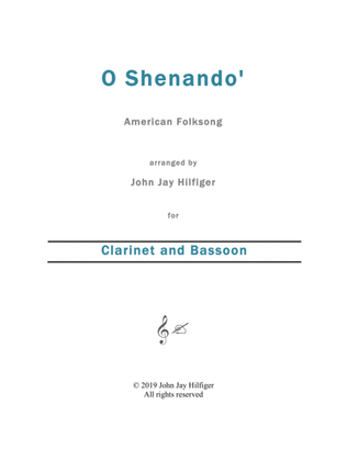 Shenandoah for Clarinet and Bassoon