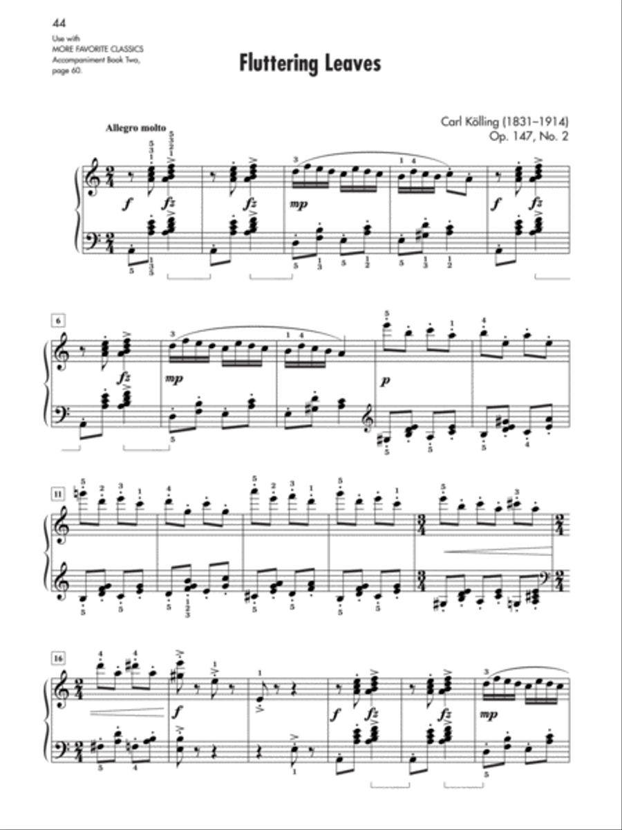 More Favorite Classics -- Solo, Book 2 Piano Solo scores gallery preview page 4