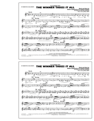 Book cover for The Winner Takes It All (from "Mamma Mia!") - Bb Horn/Flugelhorn