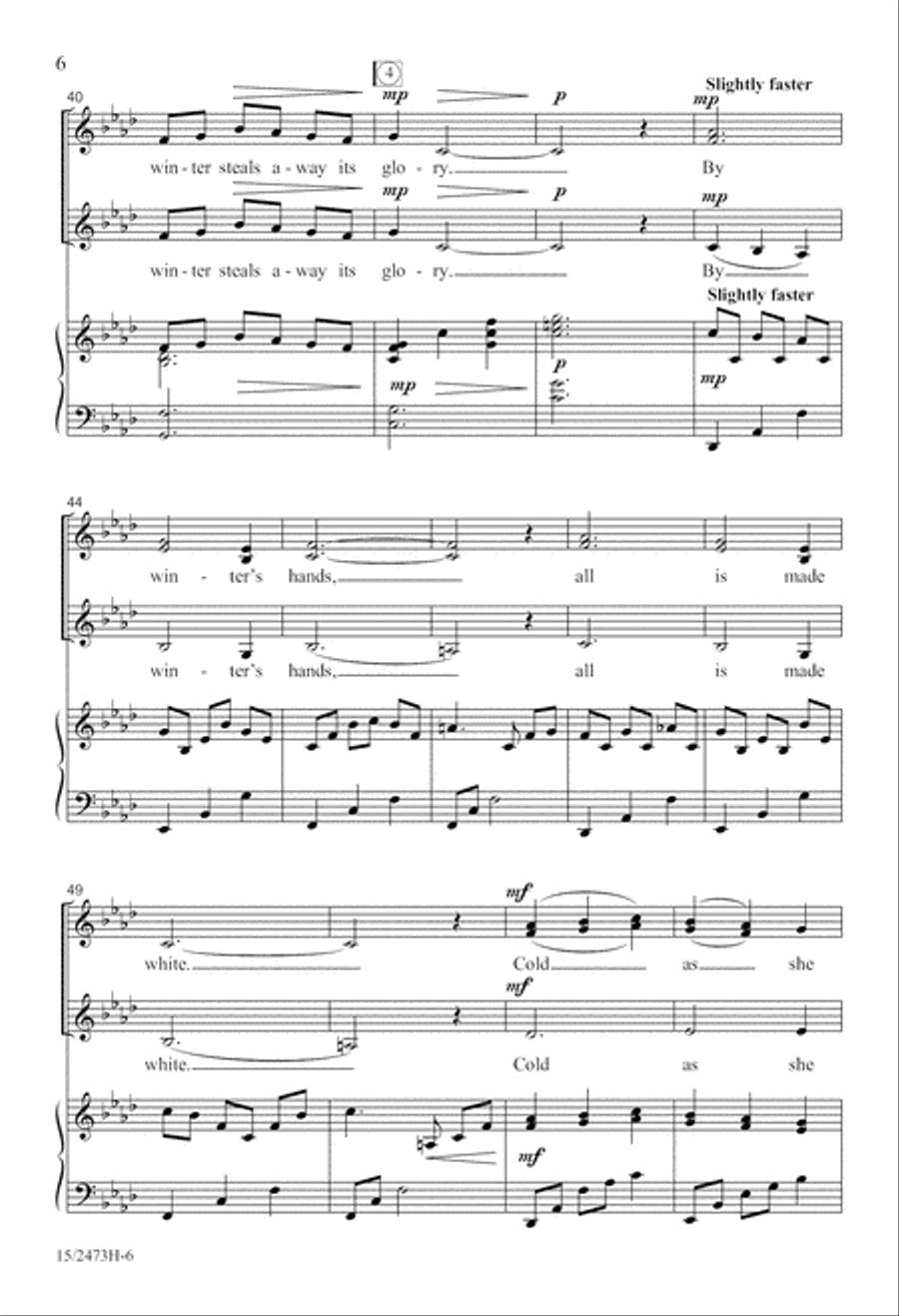 The Hands of Winter SSA scores gallery preview page 7