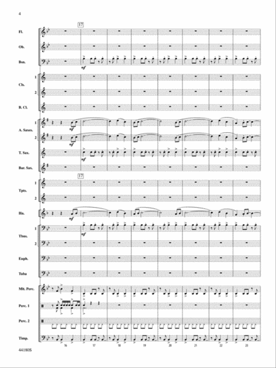 Workforce: Score Concert Band scores gallery preview page 4