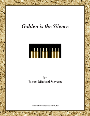 Book cover for Golden is the Silence - Reflective Piano