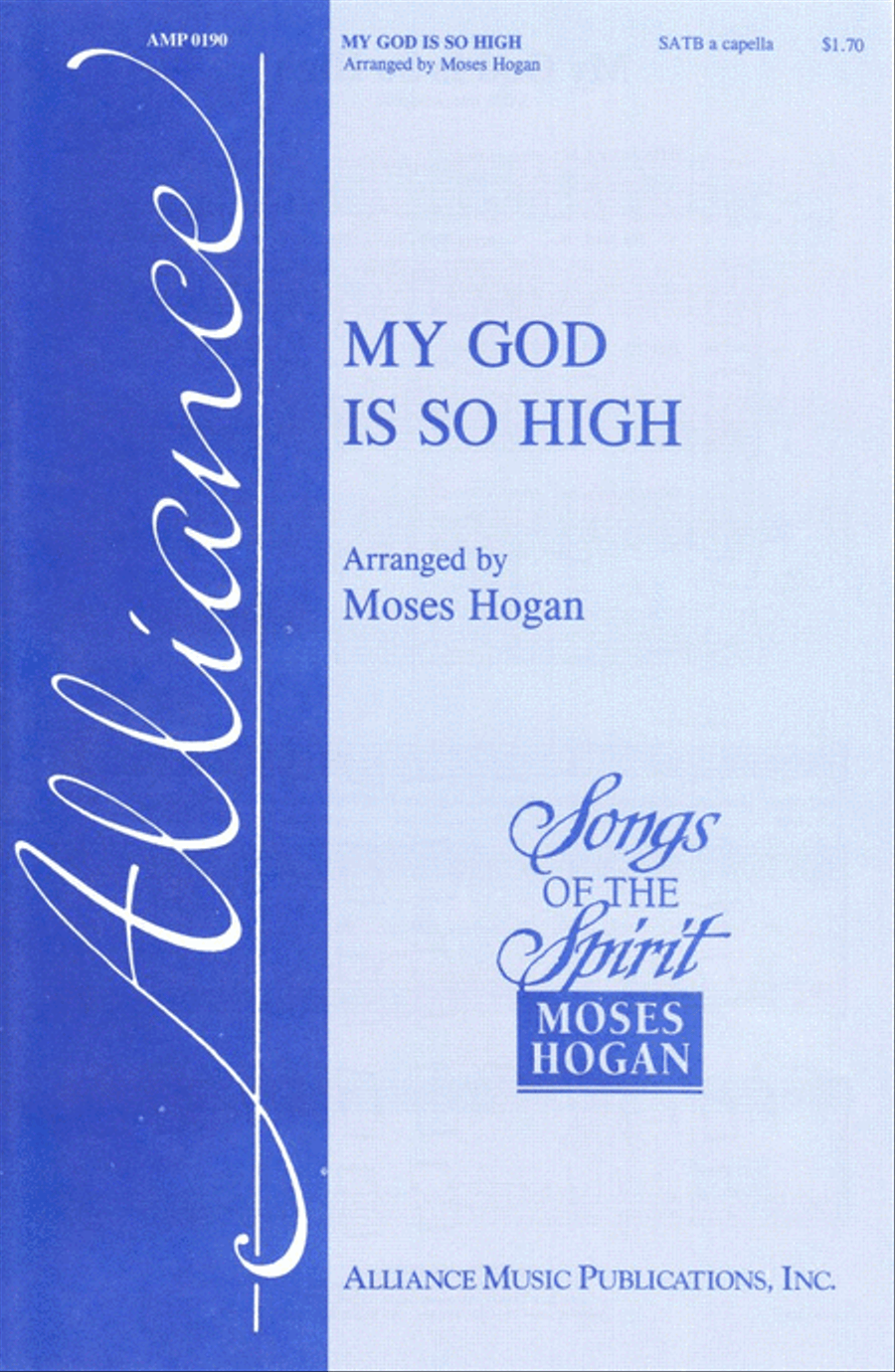My God Is So High 4-Part scores gallery preview page 1