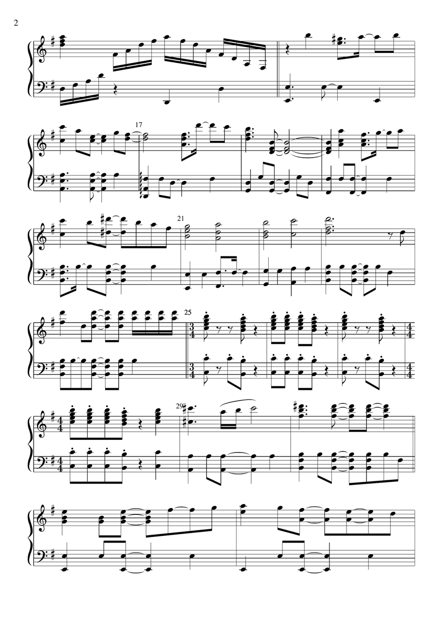 Uranus And Neptune Uranus And Neptune Piano Solo scores gallery preview page 2