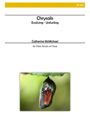Book cover for Chrysalis for Flute Choir