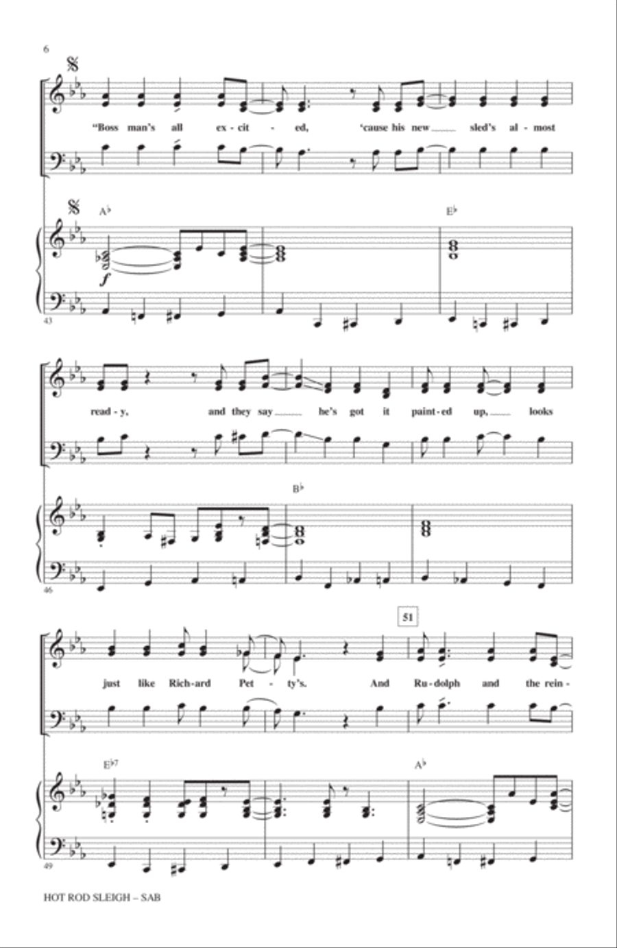 Hot Rod Sleigh Hot Rod Sleigh 3-Part scores gallery preview page 5