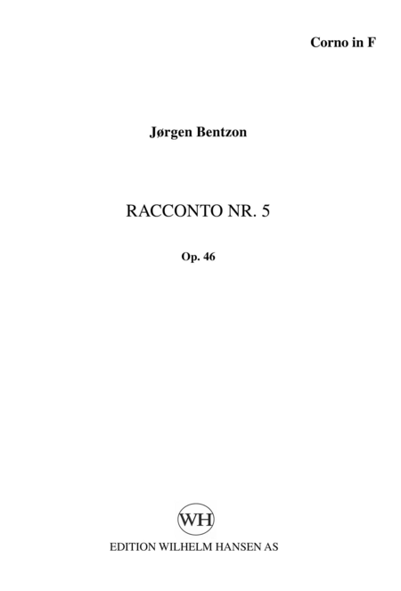 Racconto No. 5, Op. 46