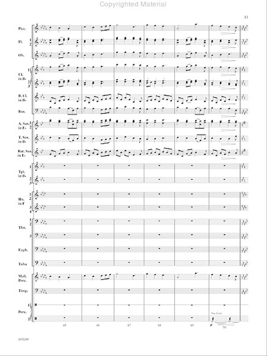 Holiday Portraits Holiday Portraits Concert Band scores gallery preview page 12