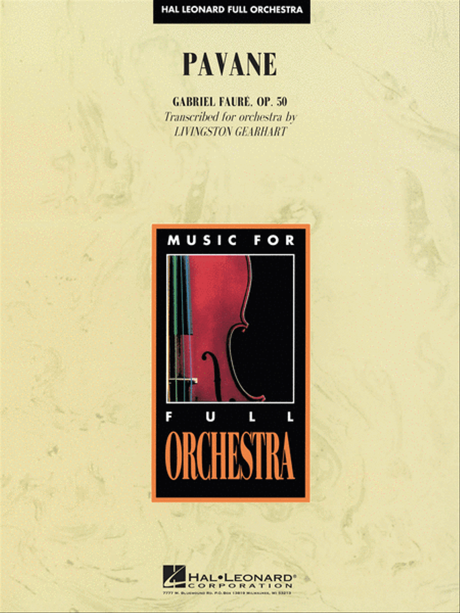 Pavane, Opus 50 Full Orchestra scores gallery preview page 1