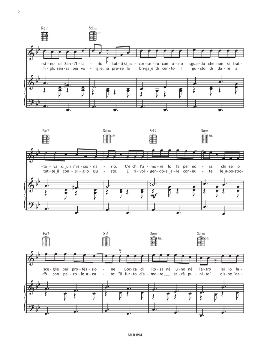 Bocca di rosa Voice scores gallery preview page 2