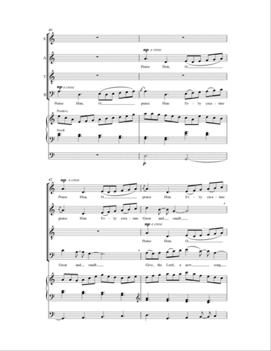 Be Ye Doers Of The Word 4-Part scores gallery preview page 6