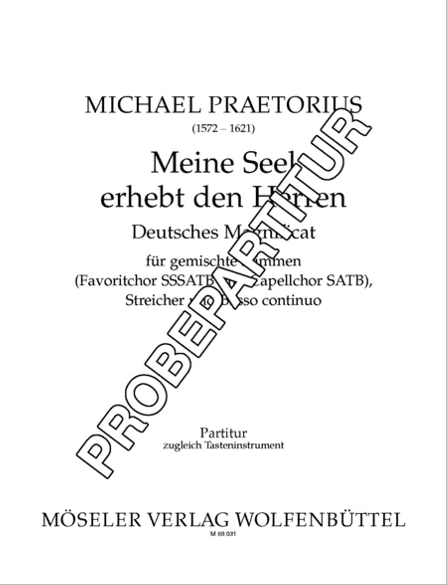 Meine Seel erhebt den Herren 4-Part scores gallery preview page 2