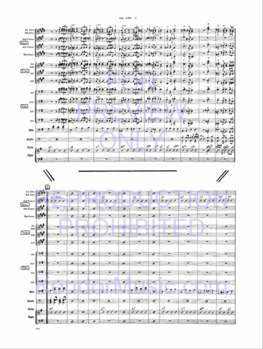 Big Dipper Jazz Ensemble scores gallery preview page 9