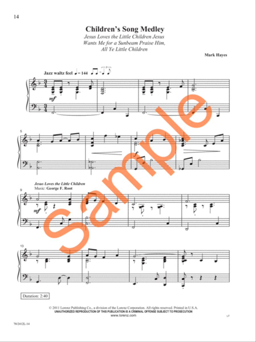 The Church Pianist's Library, Vol. 32 Piano Solo scores gallery preview page 9