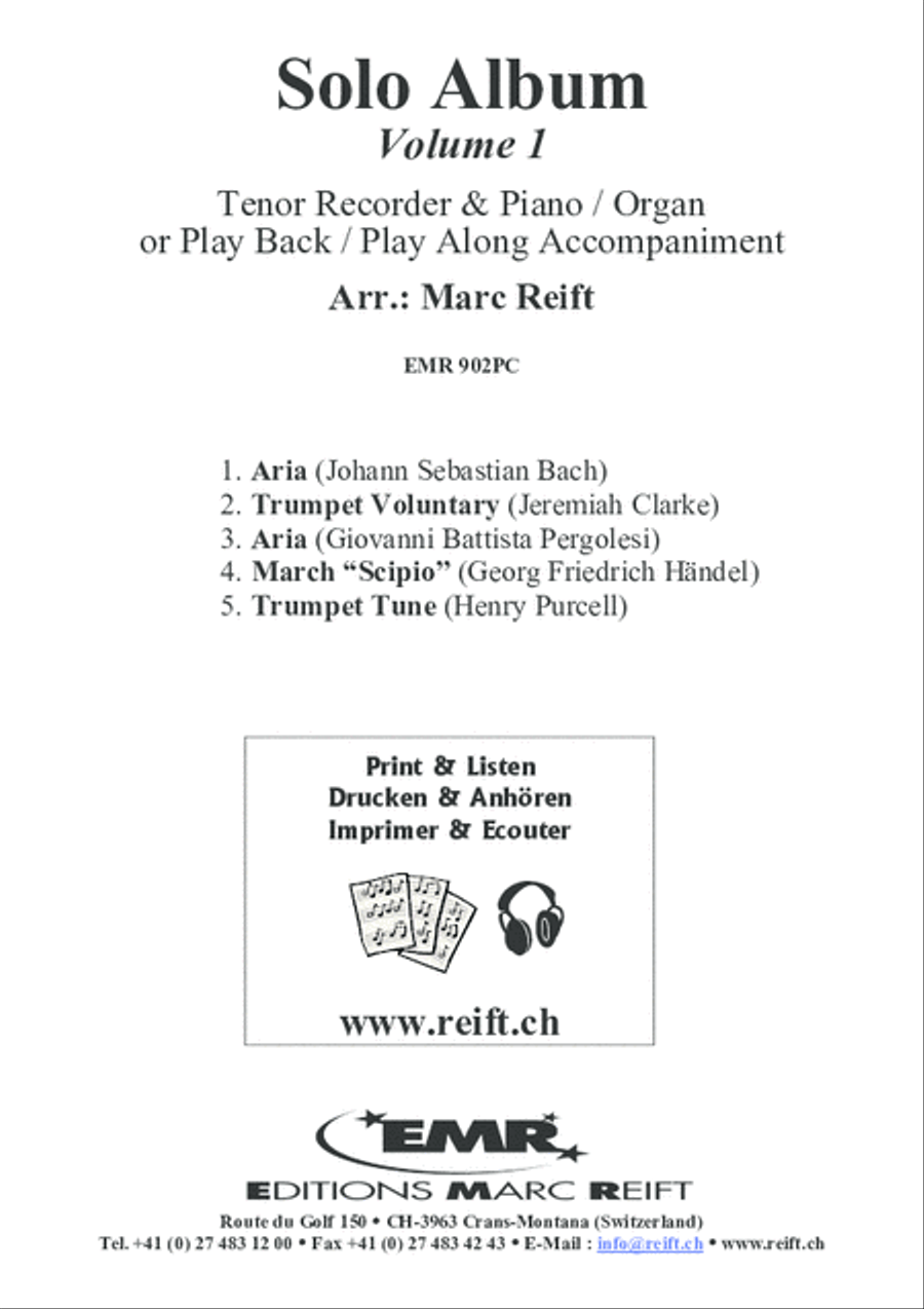 Solo Album Volume 01 Tenor Recorder scores gallery preview page 2