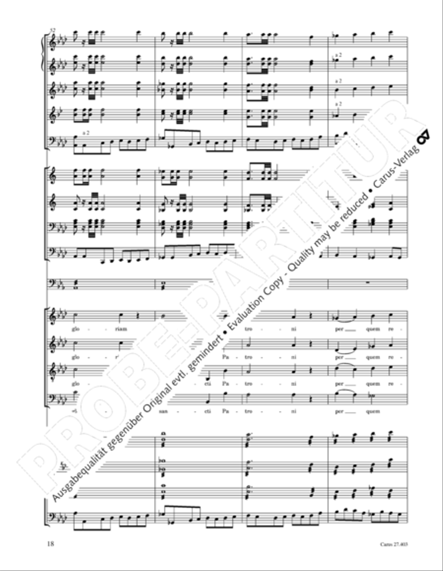 Mottetto per San Paolino Mottetto per San Paolino 4-Part scores gallery preview page 19