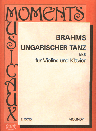 Book cover for Ungarischer Tanz Nr. 5