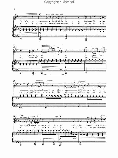 Après un rêve for Voice and Piano (3 Keys in One -- High/Medium/Low Voice)