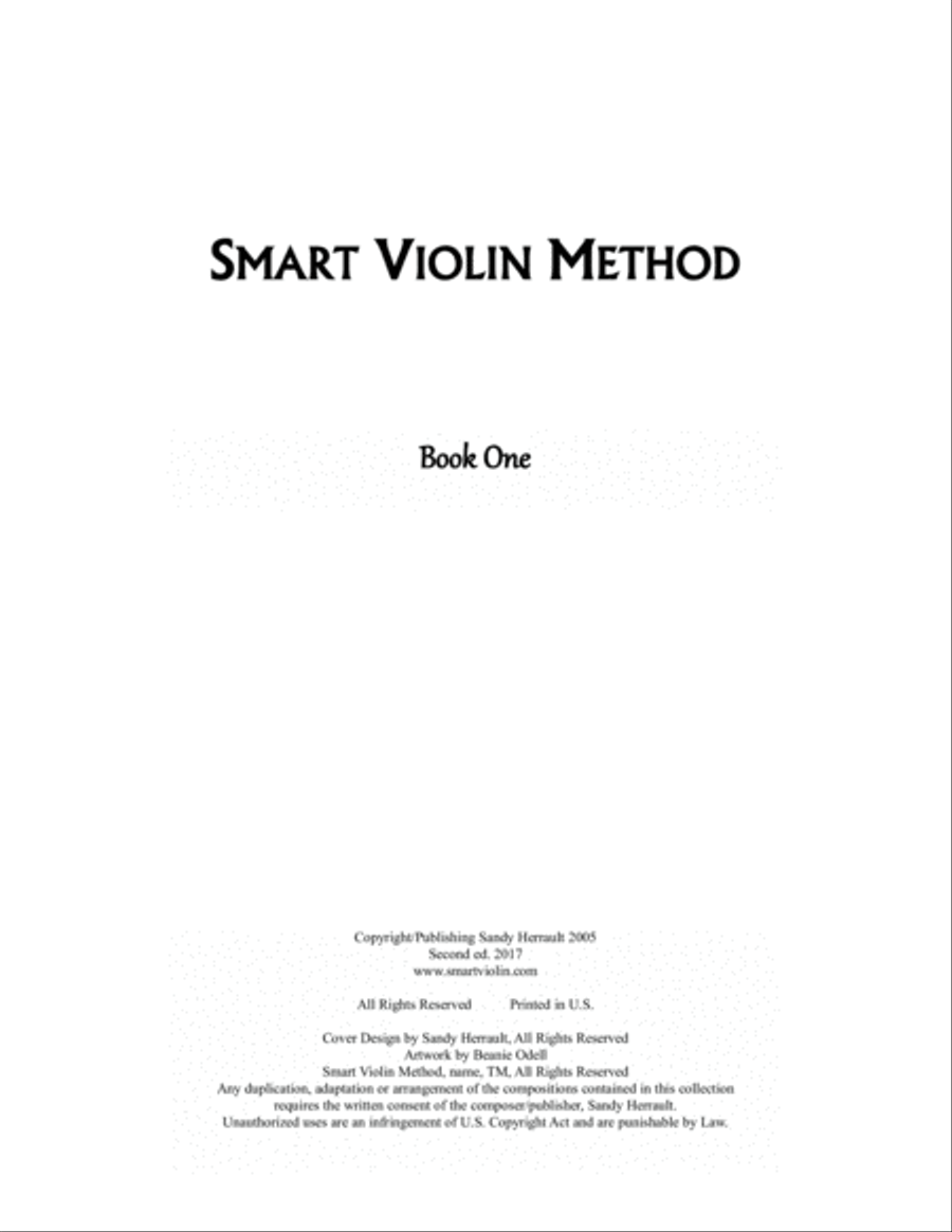 Smart Violin Method Book One Violin Solo scores gallery preview page 2