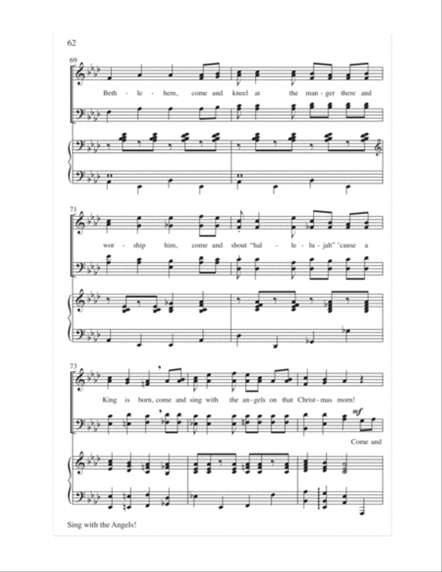 Sing with the Angels!- Score 4-Part scores gallery preview page 65