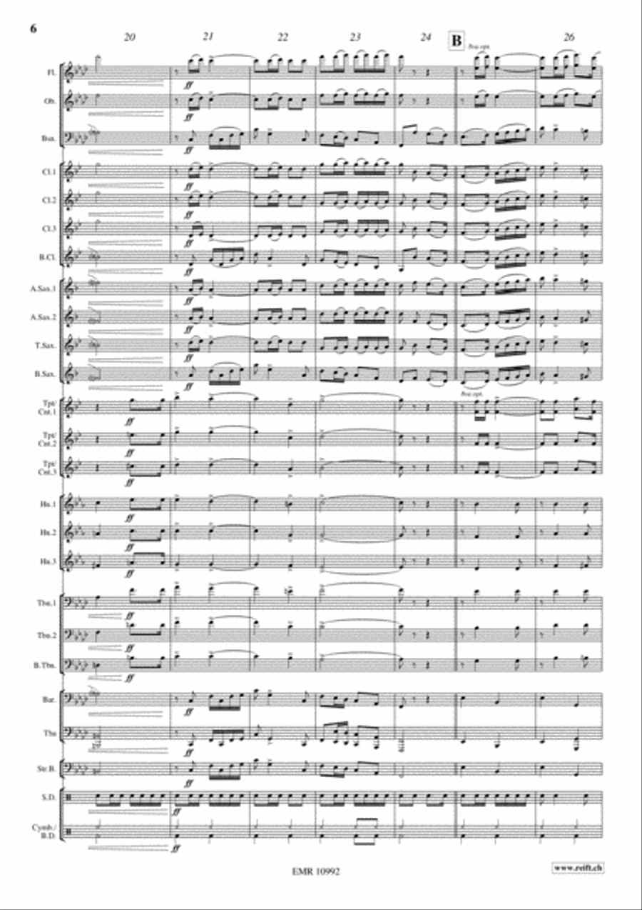 Brass Explosion Concert Band scores gallery preview page 7