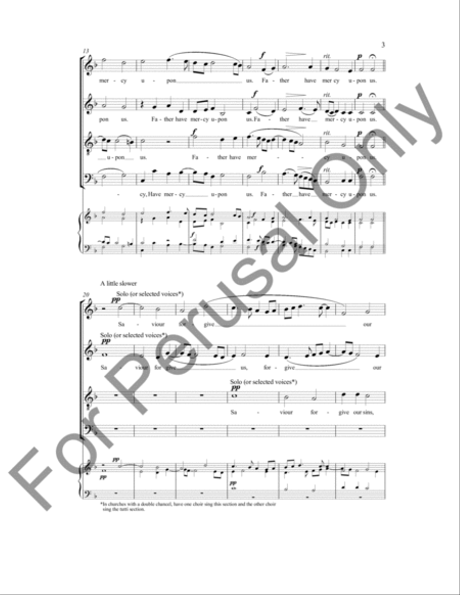 Father, Have Mercy Upon Us 4-Part scores gallery preview page 3