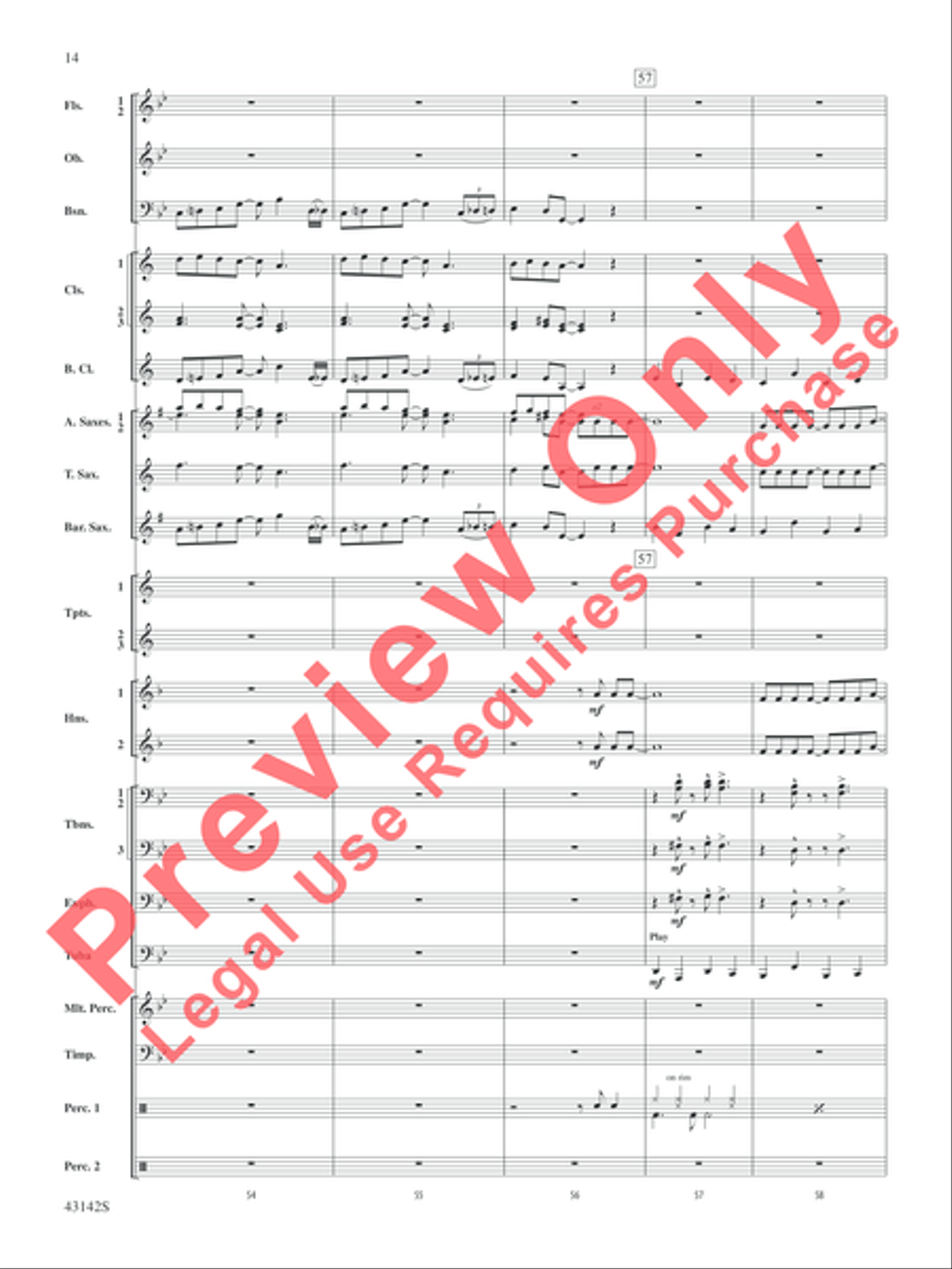 The Doors on Tour The Doors on Tour Concert Band scores gallery preview page 15