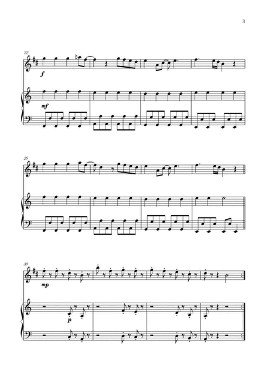 Bloody Mary B-Flat Clarinet scores gallery preview page 3