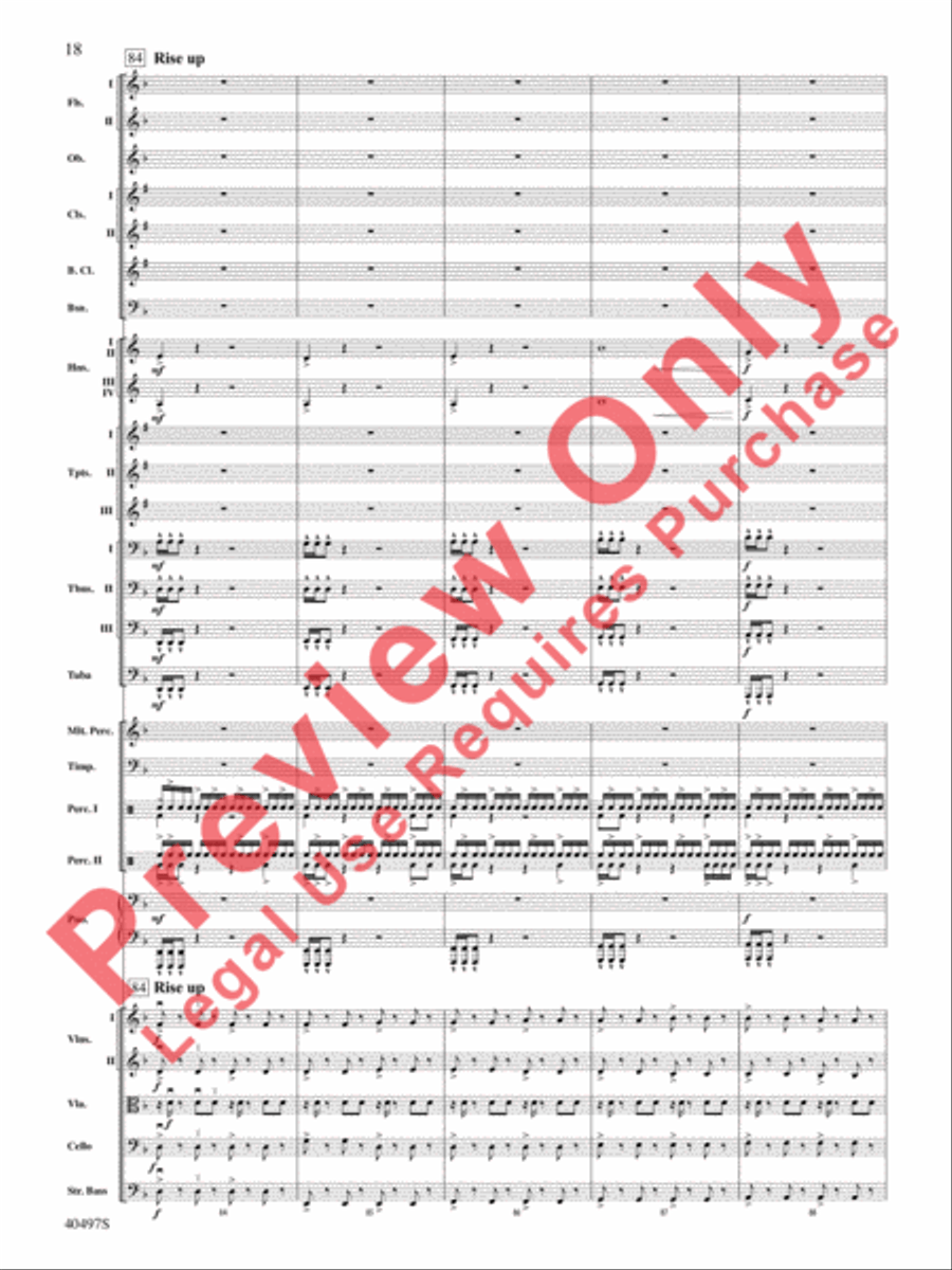 Batman: The Dark Knight Rises Full Orchestra scores gallery preview page 19
