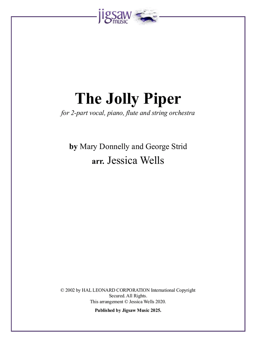 The Jolly Piper Small Ensemble scores gallery preview page 1