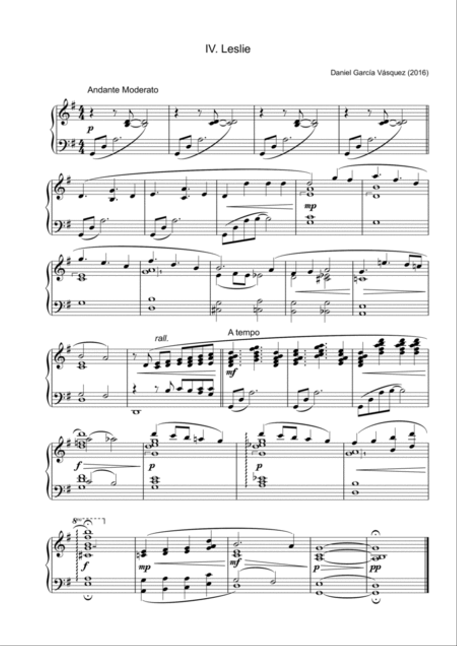 Remembranzas (para piano) Piano Solo scores gallery preview page 6
