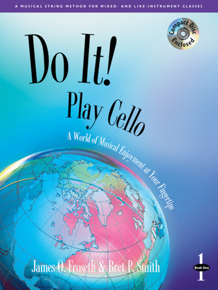Book cover for Do It! Play Cello - Book 1 with MP3s