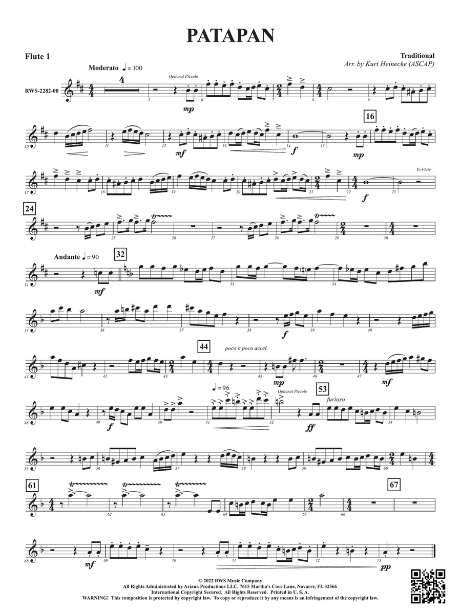 Patapan: 1st Flute