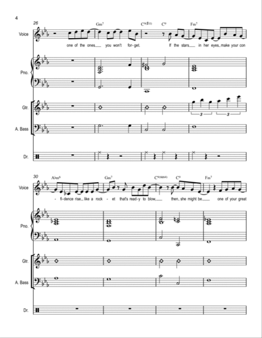 One of the Great Ones Small Ensemble scores gallery preview page 4