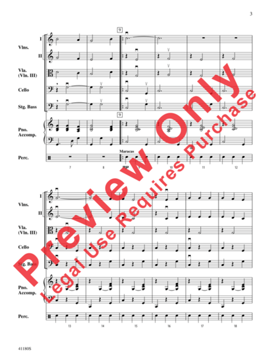 De Colores String Orchestra scores gallery preview page 4