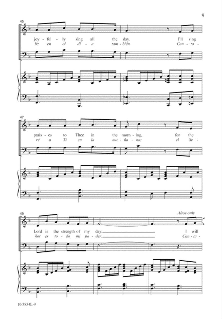 I Will Joyfully Sing 3-Part scores gallery preview page 10